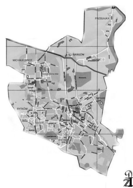Mapa Siemianowic